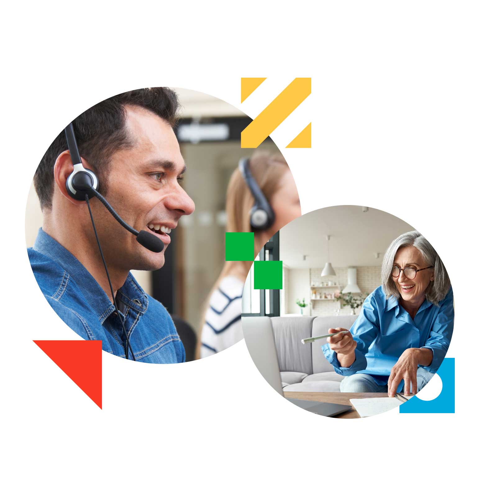 Teachers getting help from Mango support staff