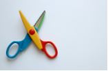 A pair of children's scissors
